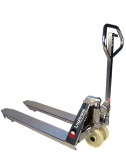 樂(lè)吉騰手動(dòng)全不銹鋼干凈衛(wèi)生的托盤(pán)搬運(yùn)車(chē)