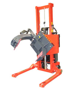 運(yùn)輸、抬升并翻轉(zhuǎn)較重的卷軸類(lèi)貨物 卷夾翻轉(zhuǎn)車(chē)